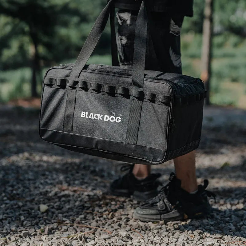 30L Camping Storage Bag Heavy-Duty Gear Black-2